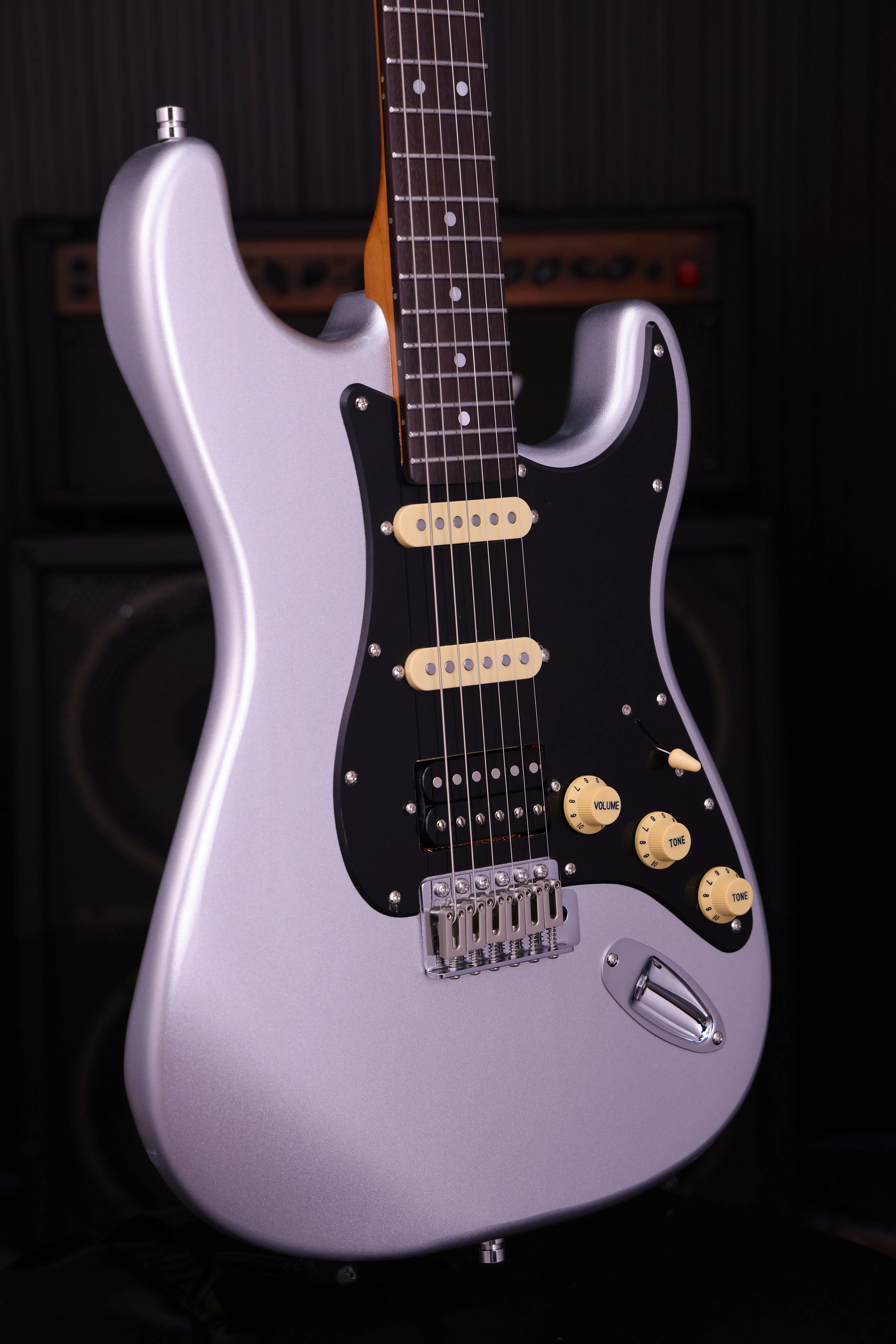 PS-4 Silver HSS ST-Style E-Gitarre